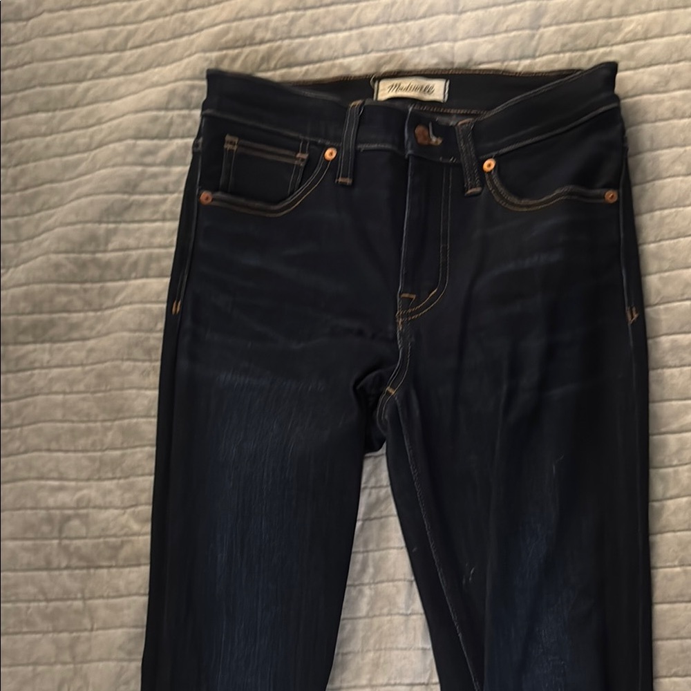 Madewell Blue Straight Leg Jeans Classic Style